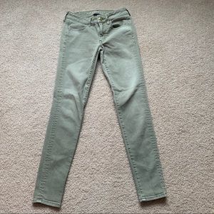 American Eagle Outfitters Green Jeggings